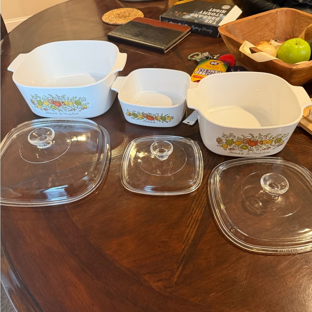 Spice of Life L’Echalote la marjolaine Corning wear 5 Liter 3 liter  1.5 liter